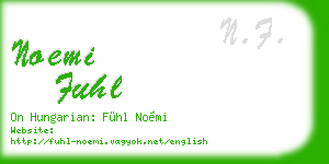 noemi fuhl business card